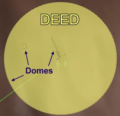 Deed with domes - details